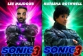 Immagine 4 - Sonic 3, poster con i personaggi del film animazione tratto dal videogame della sega