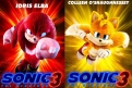 Immagine 3 - Sonic 3, poster con i personaggi del film animazione tratto dal videogame della sega