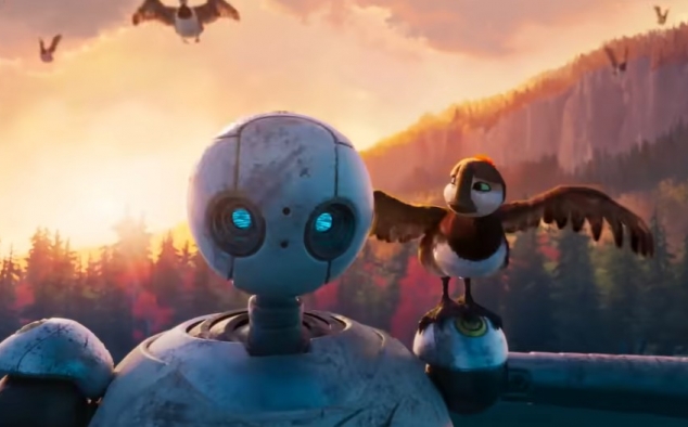 Immagine 5 - Il Robot Selvaggio, disegni e immagini del film animazione di Chris Sanders con le voci di Lupita Nyong’o, Pedro Pascal